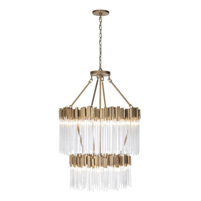 Varaluz Lighting - 309C14HG - Matrix - 14 Light 2-Tier Chandelier