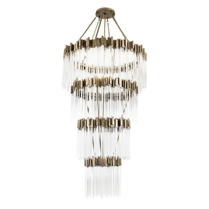Varaluz Lighting - 309C30HG - Matrix - 30 Light 4-Tier Chandelier In Glam Style-95 Inches Tall and 40 Inches Wide