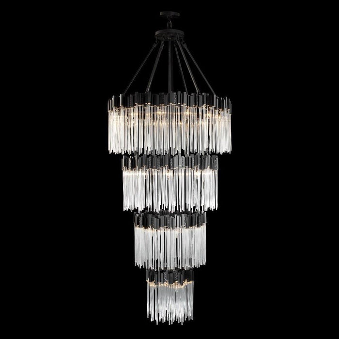 Varaluz Lighting - 309C30HG - Matrix - 30 Light 4-Tier Chandelier In Glam Style-95 Inches Tall and 40 Inches Wide