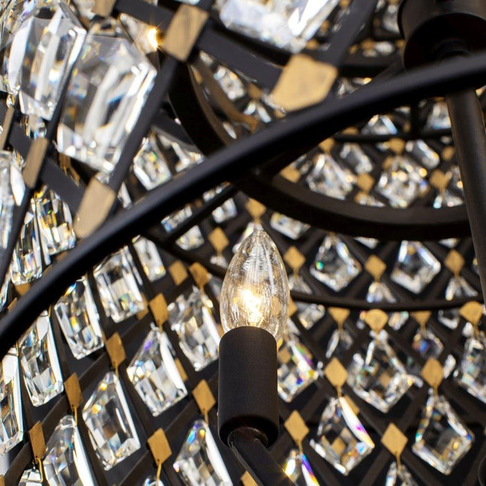 Varaluz Lighting - 345C21FGMB - Windsor 21-Light Chandelier in Glam Style 62 Inches Tall and 40 Wide