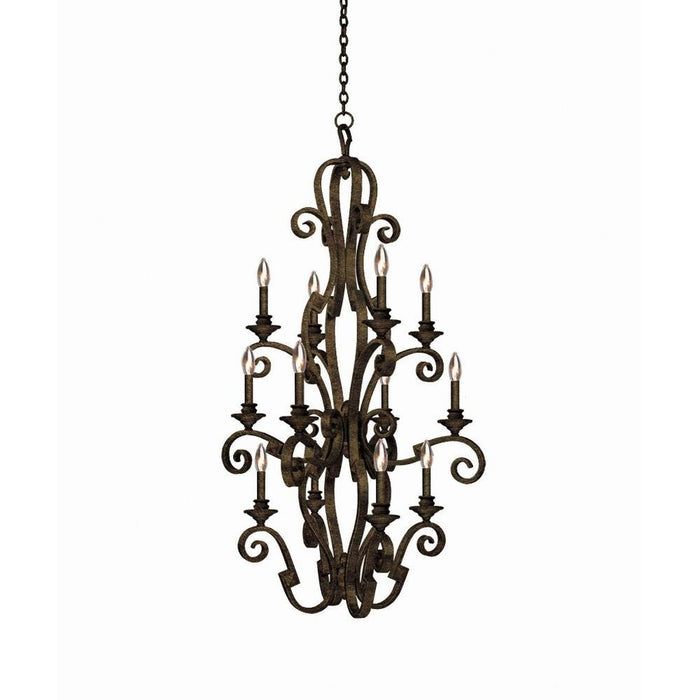 Kalco Lighting - 4038AC - Ibiza - 27 Inch Twelve Light Foyer