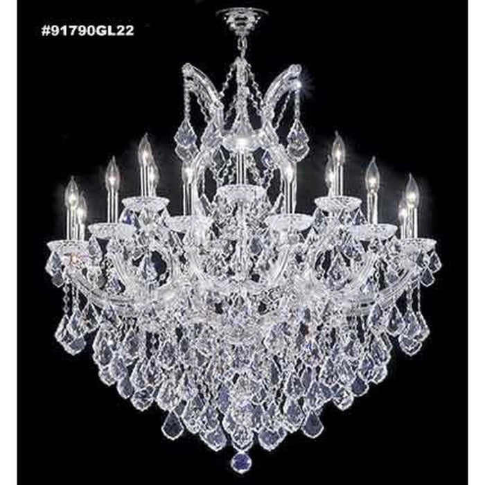 James Moder Lighting - 91790S22 - Maria Theresa Grand - Nineteen Light Chandelier