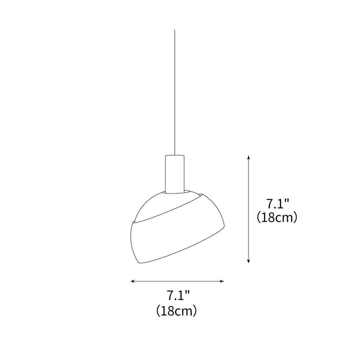 Finn Juhl Pendant Lamp 7.1"