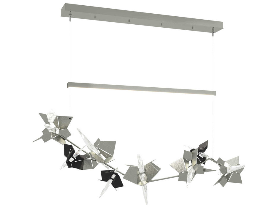 Hubbardton Forge Belladonna 1-Light Crystal LED Linear Island Pendant