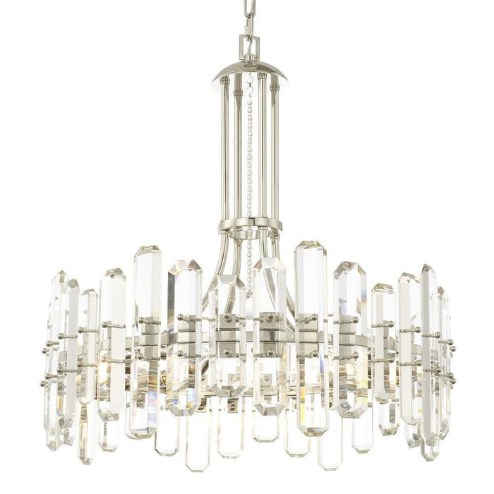 Crystorama Lighting - BOL-8888-AG - Bolton - Six Light Chandelier