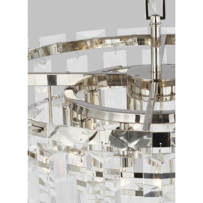 Visual Comfort Studio Collection - CC12610BBS - Generation Lighting-Arden from C&M by Chapman and Myers-10 Light Medium Chandelier