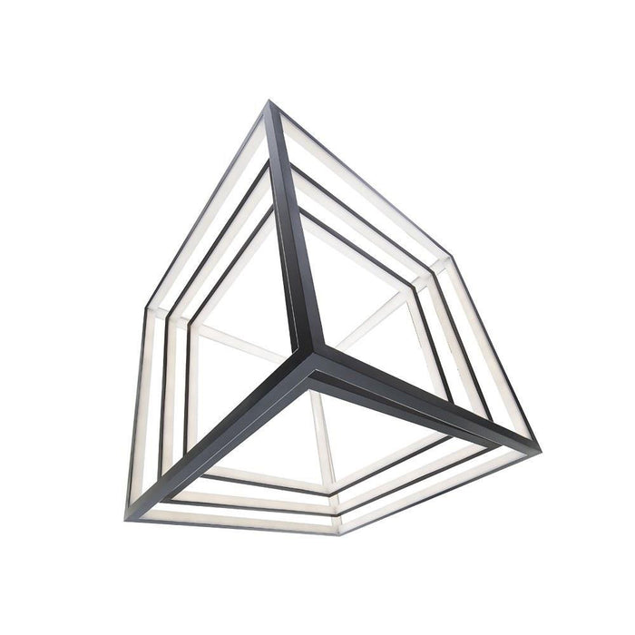 dweLED - PD-51041-BK - Atlas - 41.63 Inch 42W 1 Led Chandelier